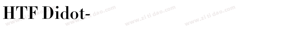 HTF Didot字体转换